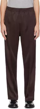 Коричневые спортивные брюки-буташки NEEDLES, темно-коричневый