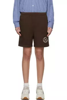 Коричневые спортивные шорты «Riding Club» Sporty & Rich