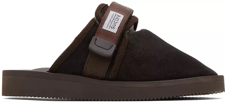 Коричневые тапочки Suicoke ZAVO-MAB