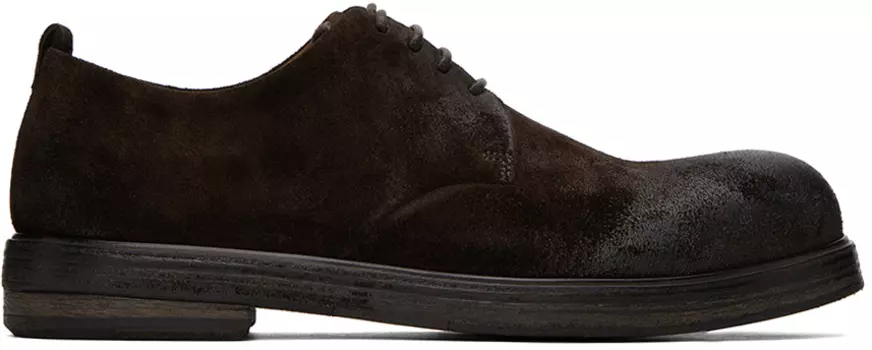 Коричневые темные дерби Zucca Zeppa Marsell