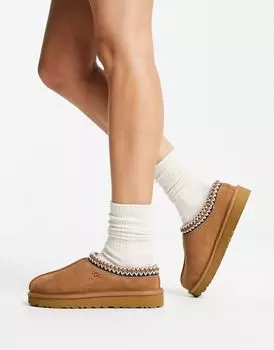 Коричневые туфли на подкладке из овчины UGG Tasman