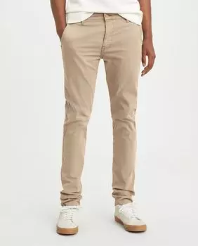 Коричневые узкие мужские брюки чинос Levi's, коричневый