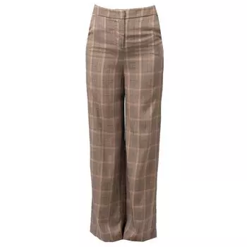 Коричневые вискозные джинсы и брюки Pinko