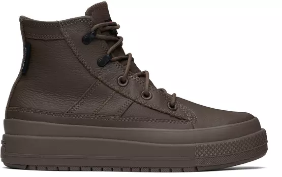 Коричневые водонепроницаемые высокие кроссовки Chuck Taylor All Star Equip Converse