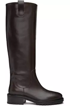 Коричневые высокие сапоги Henry Aeyde