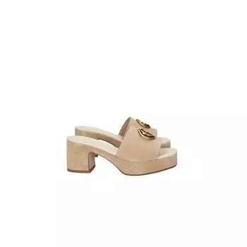 Коричневые замшевые туфли-лодочки GUESS