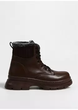 Коричневые женские ботинки F By Fabrika