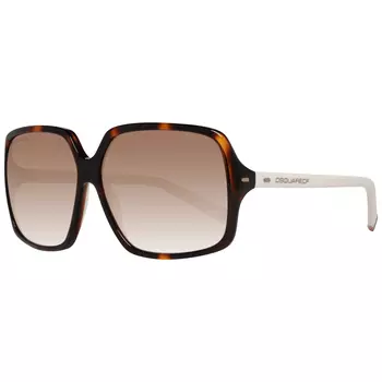 Коричневые женские солнцезащитные очки Dsquared2
