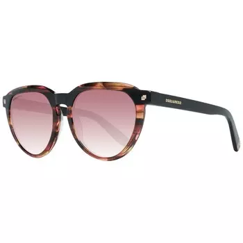 Коричневые женские солнцезащитные очки Dsquared2