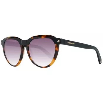 Коричневые женские солнцезащитные очки Dsquared2