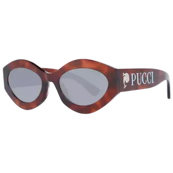 Коричневые женские солнцезащитные очки Emilio Pucci