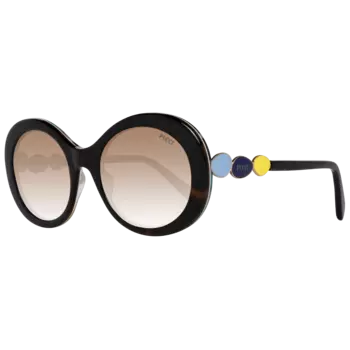 Коричневые женские солнцезащитные очки Emilio Pucci