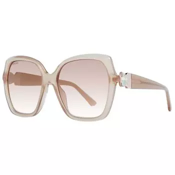 Коричневые женские солнцезащитные очки Jimmy Choo Eyewear