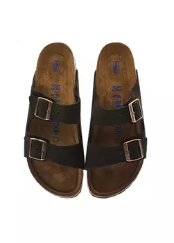 Коричневые женские тапочки Birkenstock