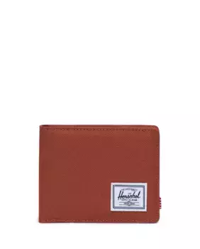 Коричневый экологичный складной мужской кошелек для карт и купюр Herschel