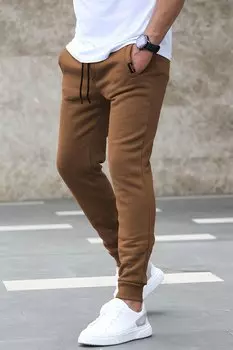 Коричневый базовый спортивный костюм 4210 MADMEXT