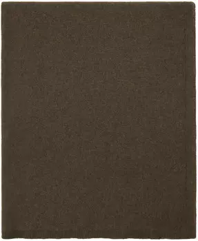 Коричневый белый шарф Baserange