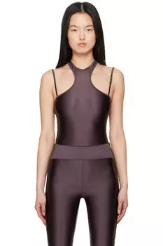 Коричневый боди-борцовка Versace Jeans Couture