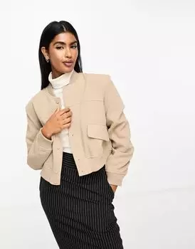 Коричневый бомбер River Island