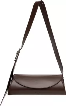 Коричневый Cannolo Маленькая сумка Jil Sander