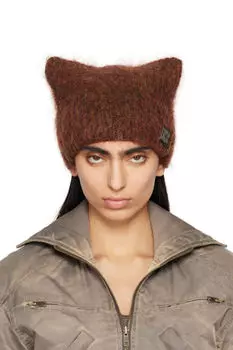 Коричневый Драгоценный Шапка KNWLS