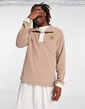 Коричневый флис с кнопками adidas Originals 'Wander Hour'