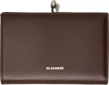 Коричневый Годжи Маленький Кошелек Jil Sander