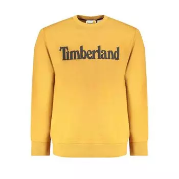 Коричневый хлопковый свитер Timberland