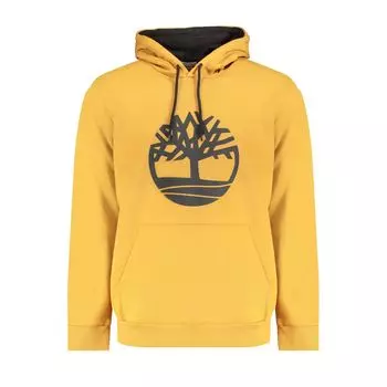 Коричневый хлопковый свитер Timberland