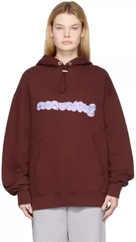 Коричневый Худи Le Papier 'Le Sweatshirt Spirale' Jacquemus