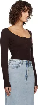 Коричневый кардиган Sabrina Staud