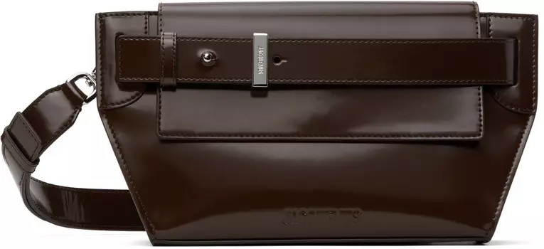 Коричневый клатч La Casa 'Le Messenger Capri' JACQUEMUS