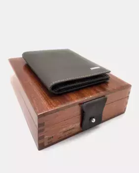 Коричневый кожаный кошелек на десять карт Pielnoble, коричневый