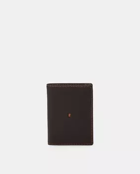 Коричневый кожаный кошелек на пять карт Pielnoble, коричневый