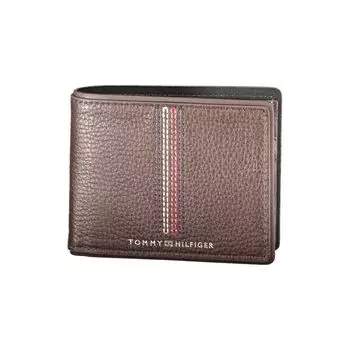 Коричневый кожаный кошелек Tommy Hilfiger