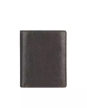Коричневый кожаный мужской кошелек Hannover с RFID-защитой Jaslen, коричневый