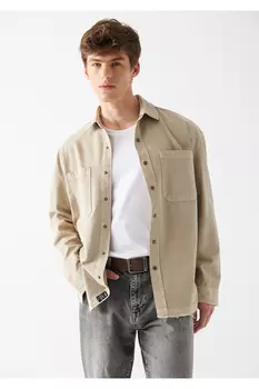Коричневый кожаный ремень Mavi