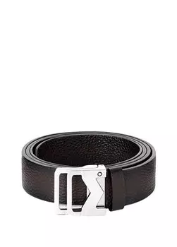 Коричневый кожаный ремень сфумато с пряжкой Montblanc