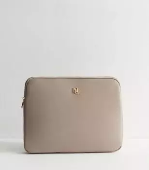 Коричневый мягкий чехол для ноутбука New Look, светло-коричневый