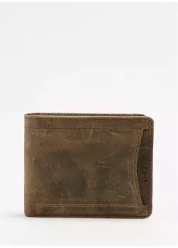 Коричневый мужской кошелек Fabrika