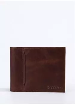 Коричневый мужской кожаный кошелек 12x9x1 см Frk 315 Crayz Leather Fabrika, коричневый