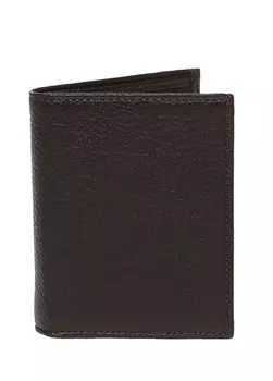 Коричневый мужской кожаный кошелек Fabrika