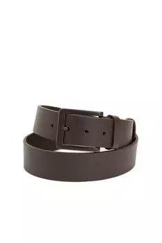 Коричневый мужской кожаный ремень Network, коричневый