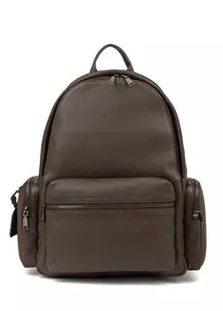 Коричневый мужской кожаный рюкзак Beymen