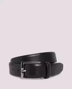 Коричневый мужской ремень с подкладкой из веганской кожи Hackett, чёрный