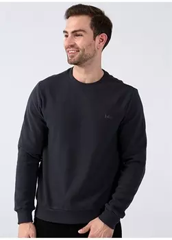 Коричневый мужской свитшот с круглым вырезом Lee Cooper