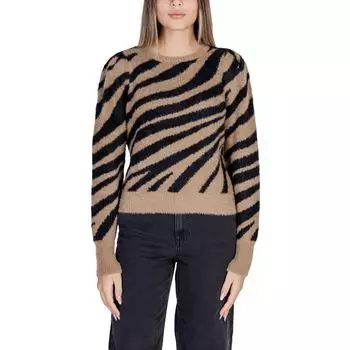 Коричневый нейлоновый свитер ONLY