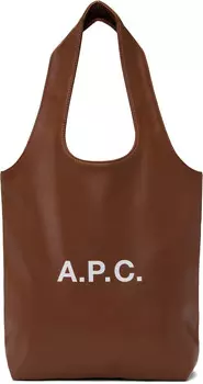 Коричневый Ninon Маленькая сумка-тоут A.P.C., Nut brown