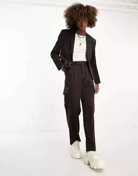 Коричневый пиджак ASOS
