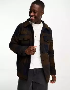 Коричневый пиджак в клетку Bolongaro Trevor